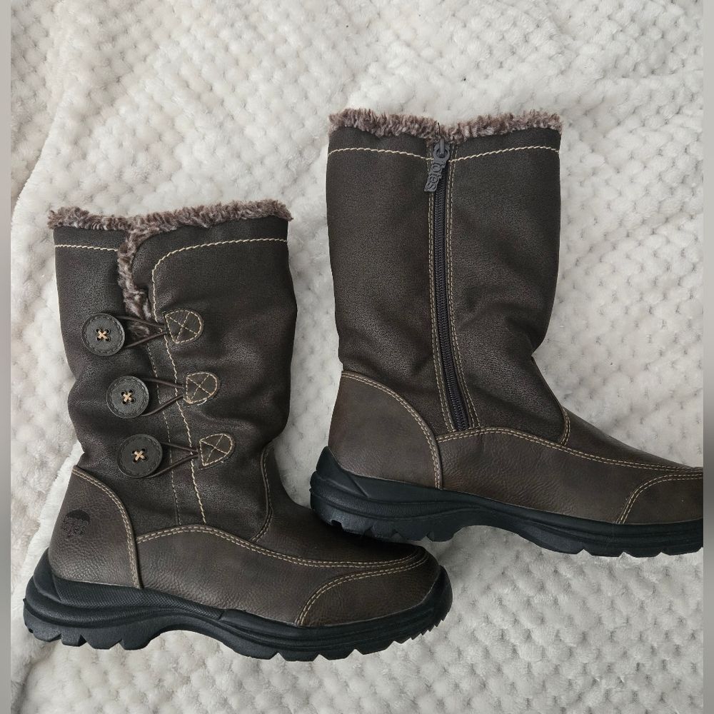 Totes brown winter boots size 6